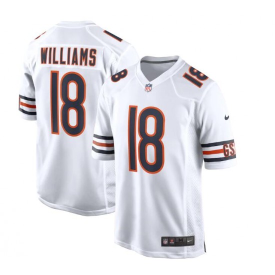 Chicago Bears Caleb Williams Nike White 2024 Draft NFL Jersey