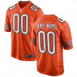 Chicago Bears Custom Nike Orange NFL Jersey
