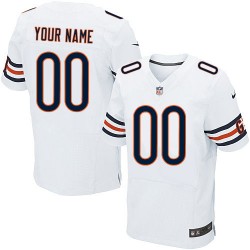 Chicago Bears Custom White NFL Jersey