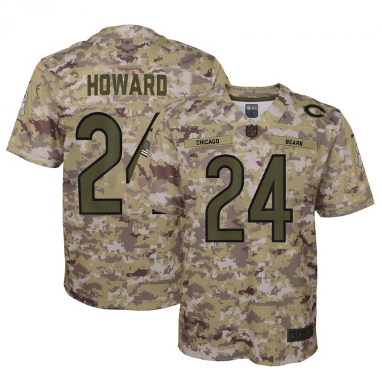 Chicago Bears Jordan Howard 24 Nike Salute to Service NFL Jersey