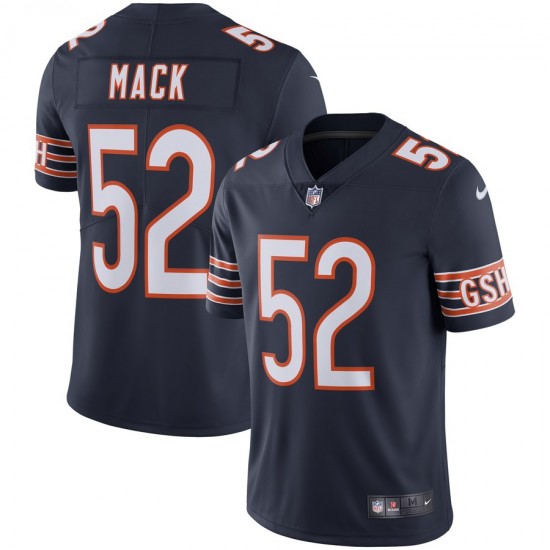 Chicago Bears Khalil Mack 52 Nike Navy NFL Jersey