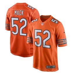 Chicago Bears Khalil Mack 52 Nike Orange NFL Jersey