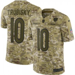 Chicago Bears Mitchell Trubisky 10 Nike Salute to Service NFL Jersey