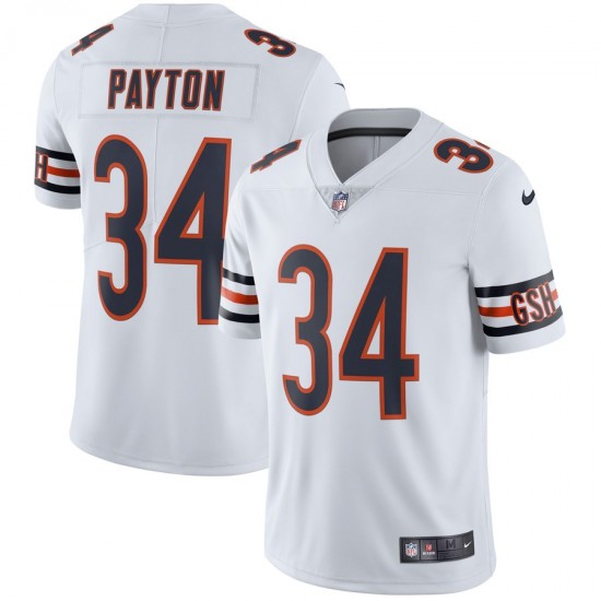Chicago Bears Walter Payton 34 Nike White NFL Jersey