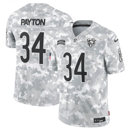 Chicago Bears Walter Payton Nike 2024 Salute to Service NFL Jersey