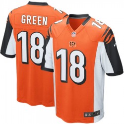 Cincinnati Bengals A. J. Green 18 Nike Orange NFL Jersey Cincinnati Bengals A. J. Green 18 Nike Orange NFL Jersey