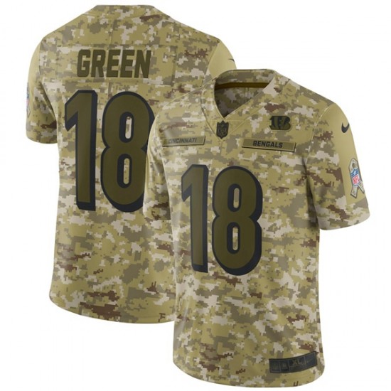 Cincinnati Bengals A. J. Green 18 Nike Salute To Service NFL Jersey