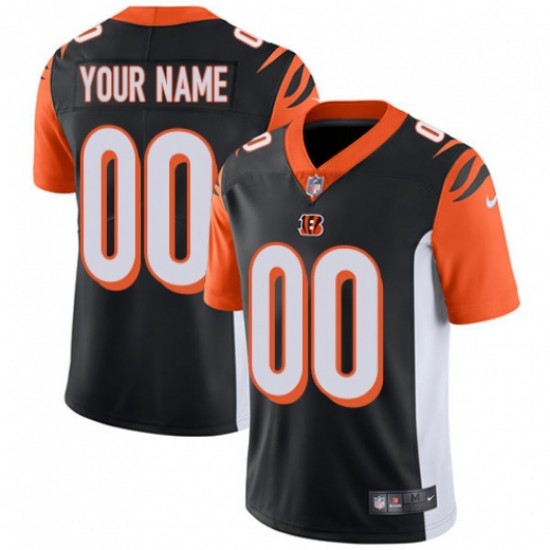 Cincinnati Bengals Custom Black NFL Jersey