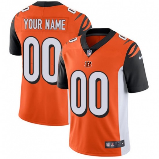 Cincinnati Bengals Custom Nike Orange NFL Jersey