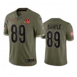 Cincinnati Bengals Drew Sample 89 Nike 2022 Salute to Service NFL Jersey Cincinnati Bengals Drew Sample 89 Nike 2022 Salute to Service NFL Jersey