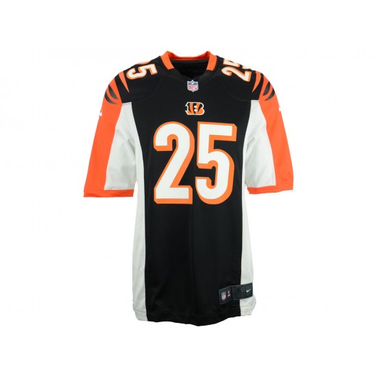 Cincinnati Bengals Giovani Bernard 25 Nike Black NFL Jersey