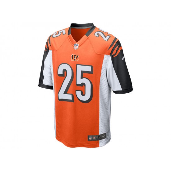 Cincinnati Bengals Giovani Bernard 25 Nike Orange NFL Jersey