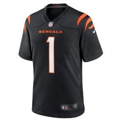 Cincinnati Bengals Ja Marr Chase 1 Nike Black 2021 Draft NFL Jersey