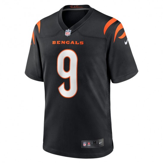 Cincinnati Bengals Joe Burrow 9 Nike Black 2021 Draft NFL Jersey
