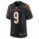 Cincinnati Bengals Joe Burrow 9 Nike Black 2021 Draft NFL Jersey