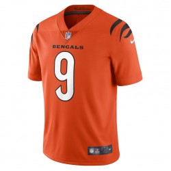 Cincinnati Bengals Joe Burrow 9 Nike Orange 2021 Draft NFL Jersey
