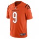 Cincinnati Bengals Joe Burrow 9 Nike Orange 2021 Draft NFL Jersey