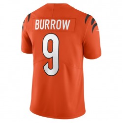 Cincinnati Bengals Joe Burrow 9 Nike Orange 2021 Draft NFL Jersey