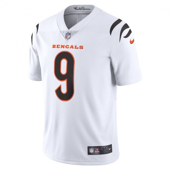 Cincinnati Bengals Joe Burrow 9 Nike White 2021 Draft NFL Jersey