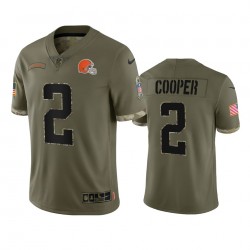 Cleveland Browns Amari Cooper 2 Nike 2022 Salute to Service NFL Jersey Cleveland Browns Amari Cooper 2 Nike 2022 Salute to Service NFL Jersey
