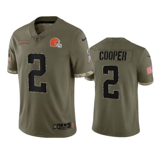 Cleveland Browns Amari Cooper 2 Nike 2022 Salute to Service NFL Jersey