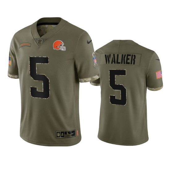 Cleveland Browns Anthony Walker 5 Nike 2022 Salute to Service NFL Jersey