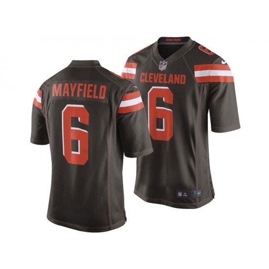 Cleveland Browns Baker Mayfield 6 Nike Brown NFL Jersey