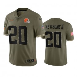 Cleveland Browns Greg Newsome II 20 Nike 2022 Salute to Service NFL Jersey Cleveland Browns Greg Newsome II 20 Nike 2022 Salute to Service NFL Jersey