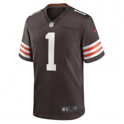 Cleveland Browns Gregory Newsome II 1 Nike Brown 2021 Draft NFL Jersey