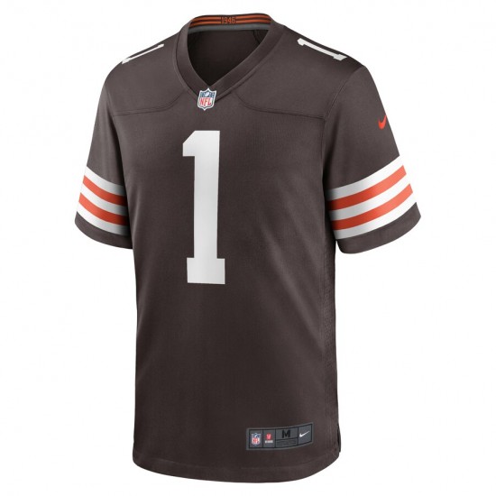 Cleveland Browns Gregory Newsome II 1 Nike Brown 2021 Draft NFL Jersey