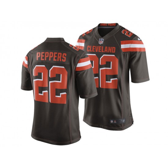 Cleveland Browns Jabrill Peppers 22 Nike Brown NFL Jersey