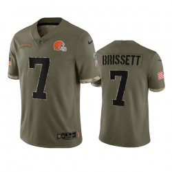 Cleveland Browns Jacoby Brissett 7 Nike 2022 Salute to Service NFL Jersey Cleveland Browns Jacoby Brissett 7 Nike 2022 Salute to Service NFL Jersey