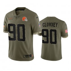 Cleveland Browns Jadeveon Clowney 90 Nike 2022 Salute to Service NFL Jersey Cleveland Browns Jadeveon Clowney 90 Nike 2022 Salute to Service NFL Jersey