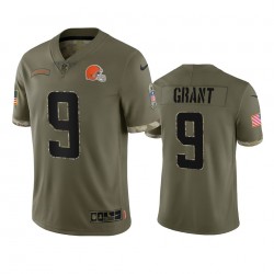Cleveland Browns Jakeem Grant 9 Nike 2022 Salute to Service NFL Jersey Cleveland Browns Jakeem Grant 9 Nike 2022 Salute to Service NFL Jersey