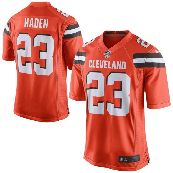 Cleveland Browns Joe Haden 23 Nike Orange NFL Jersey
