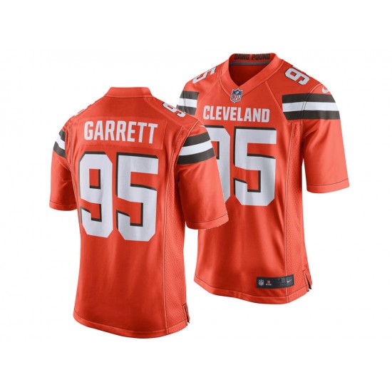 Cleveland Browns Myles Garrett 95 Nike Orange NFL Jersey