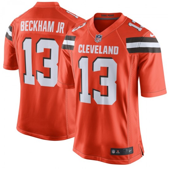 Cleveland Browns Odell Beckham Jr 13 Nike Orange NFL Jersey