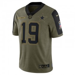 Dallas Cowboys Amari Cooper 19 Nike 2021 Salute to Service NFL Jersey