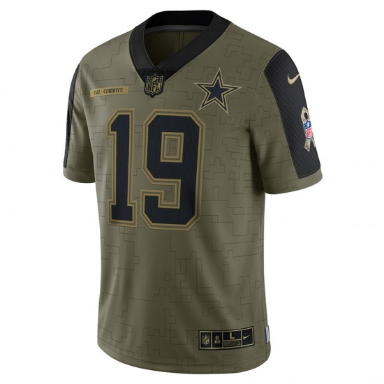 Dallas Cowboys Amari Cooper 19 Nike 2021 Salute to Service NFL Jersey