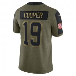 Dallas Cowboys Amari Cooper 19 Nike 2021 Salute to Service NFL Jersey
