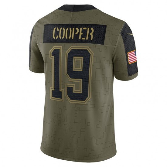 Dallas Cowboys Amari Cooper 19 Nike 2021 Salute to Service NFL Jersey