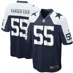 Dallas Cowboys Leighton Vander Esch 55 Nike Throwback Alternate NFL Jersey