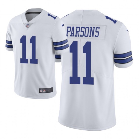 Dallas Cowboys Micah Parsons 11 Nike White 2021 Draft NFL Jersey