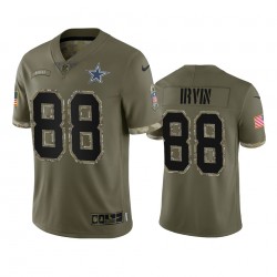 Dallas Cowboys Michael Irvin 88 Nike 2022 Salute to Service NFL Jersey