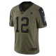 Dallas Cowboys Roger Staubach 12 Nike 2021 Salute to Service NFL Jersey