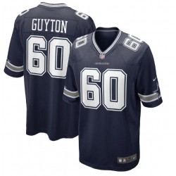 Dallas Cowboys Tyler Guyton Nike Navy 2024 Draft NFL Jersey