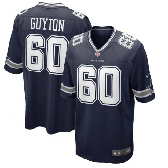 Dallas Cowboys Tyler Guyton Nike Navy 2024 Draft NFL Jersey
