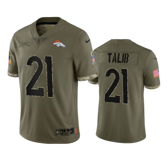Denver Broncos Aqib Talib 21 Nike 2022 Salute to Service NFL Jersey