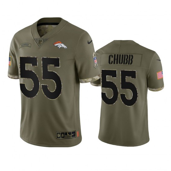 Denver Broncos Bradley Chubb 55 Nike 2022 Salute to Service NFL Jersey
