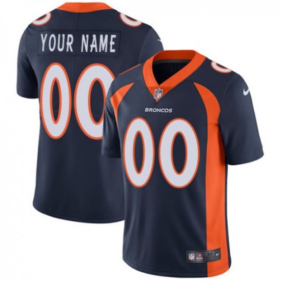 Denver Broncos Custom Blue NFL Jersey